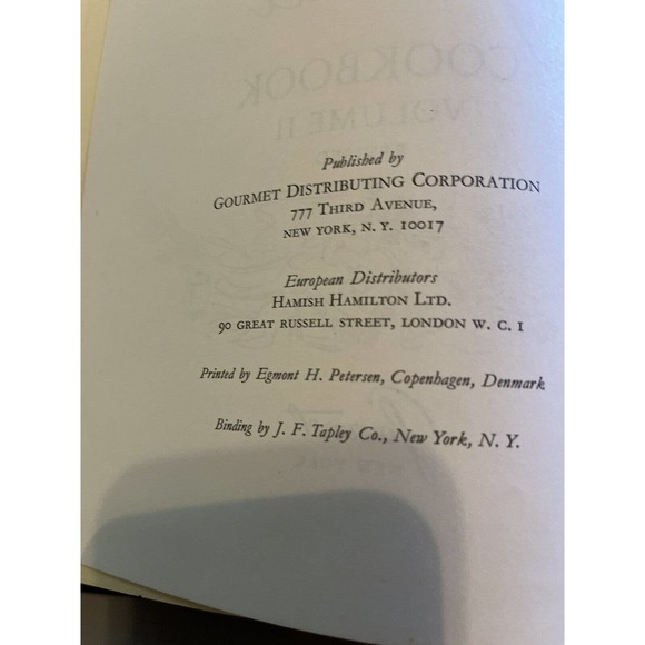 Vintage The Gourmet Cookbook 1965 Volume II - Picture 4 of 5